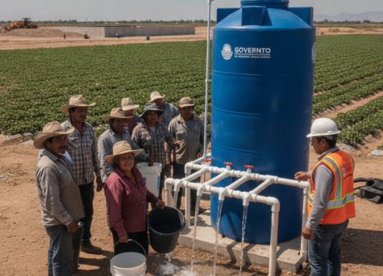 agua San Quintín jornaleros