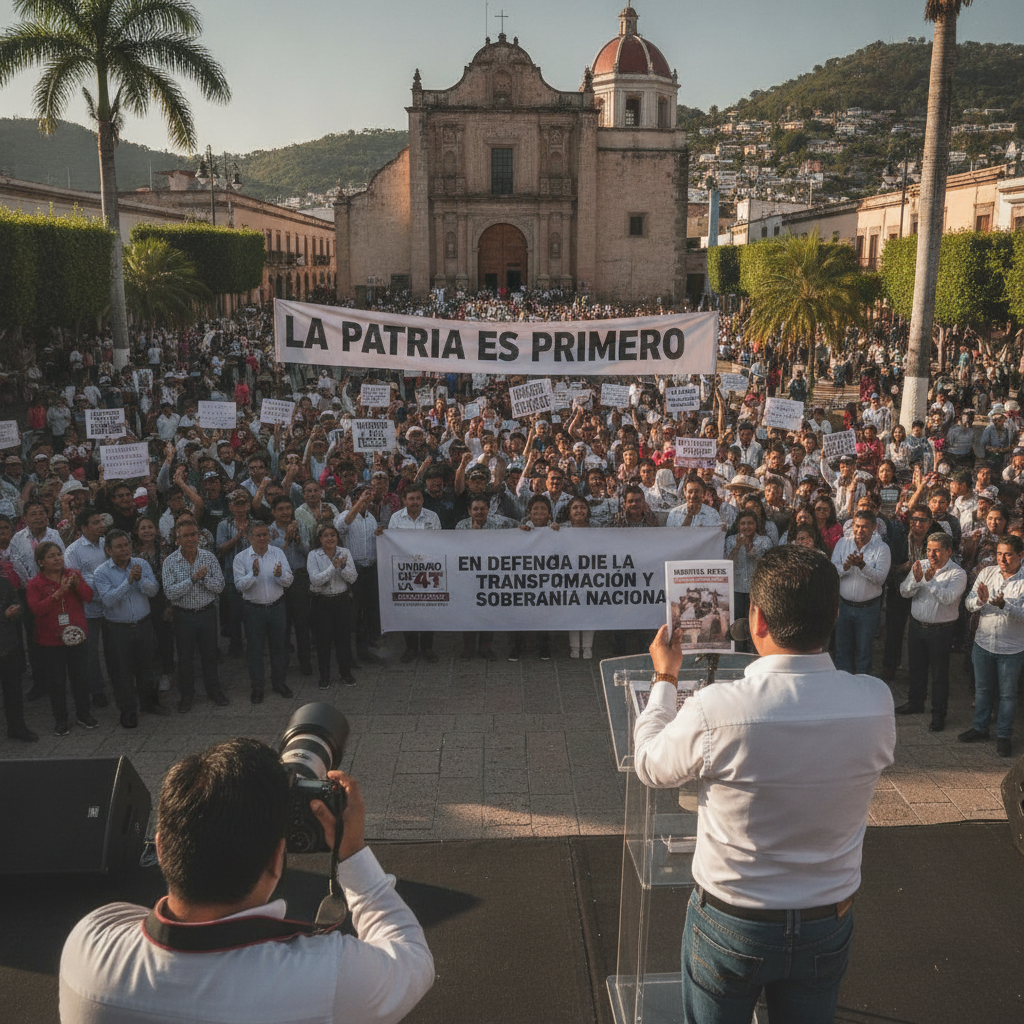 Ariadna Montiel Lidera Asamblea Informativa en Taxco por la Transformación y Soberanía Nacional