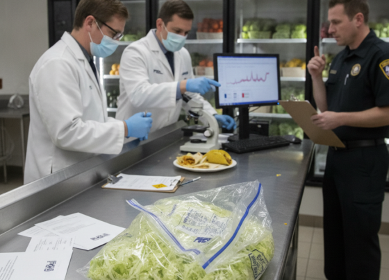 ciclosporiasis lechuga Taco Bell