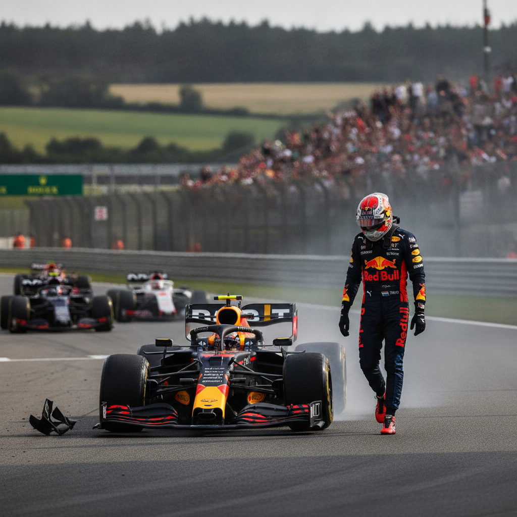 Impactante Abandono de Sergio ‘Checo’ Pérez en el Gran Premio de Bélgica de Fórmula 1
