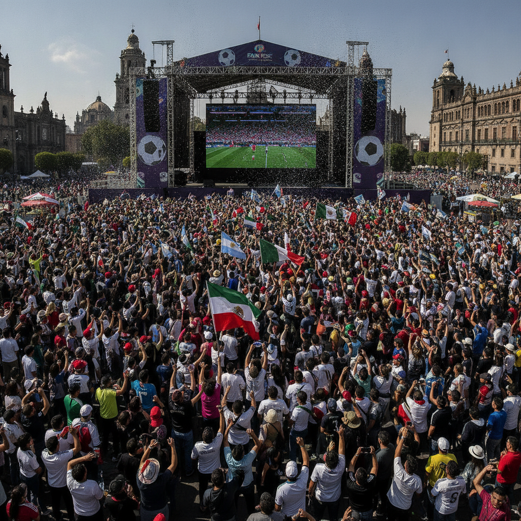 Multitudinaria Asistencia: Más de 100 Mil Aficionados Presenciaron la Final del Mundial en el Zócalo