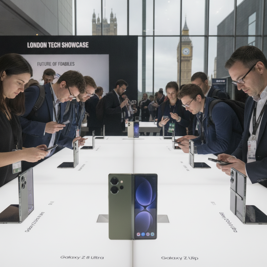 Samsung Desvela su Nueva Familia Galaxy Z Fold 8 en Londres: La Cima de la Gama Alta