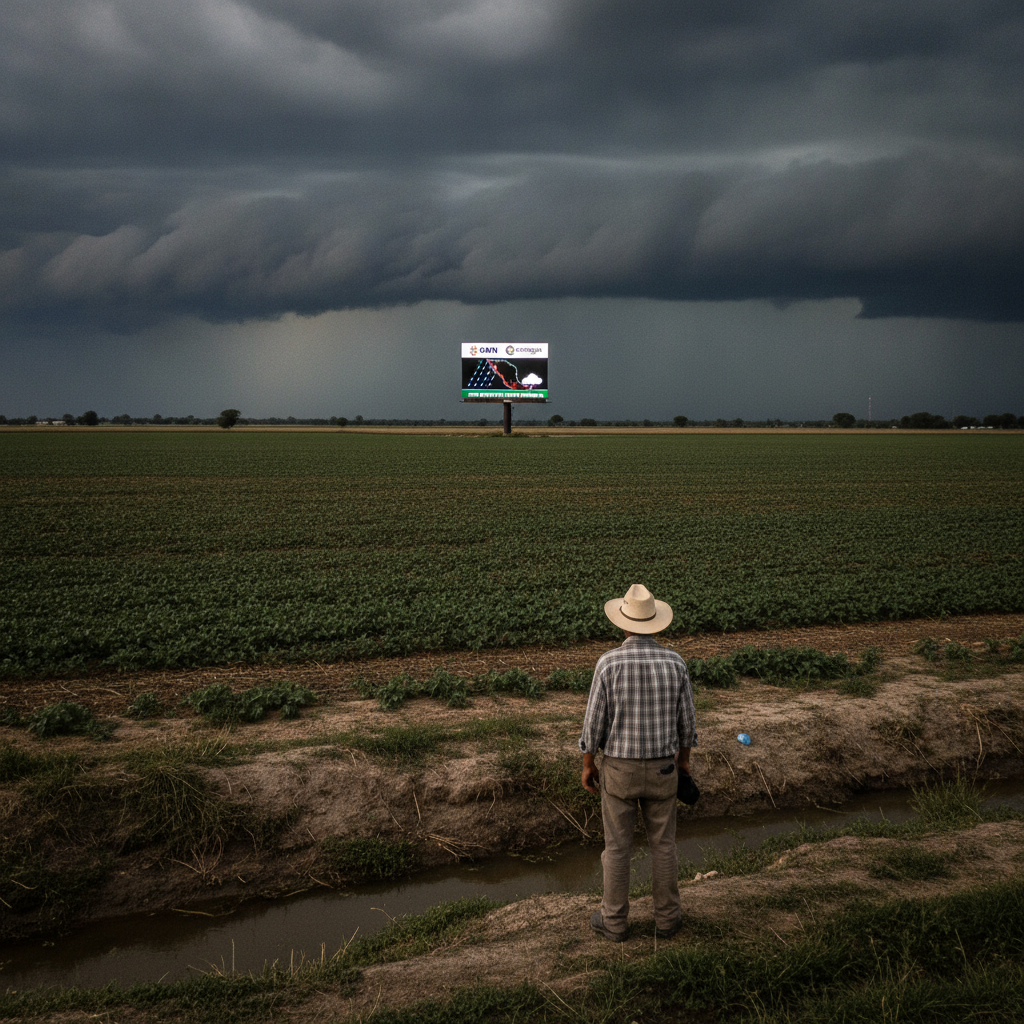 Alerta Agropecuaria: SMN y Conagua Prevén Fuertes Lluvias y Viento en Coahuila, Nuevo León y Tamaulipas por ‘Bertha’