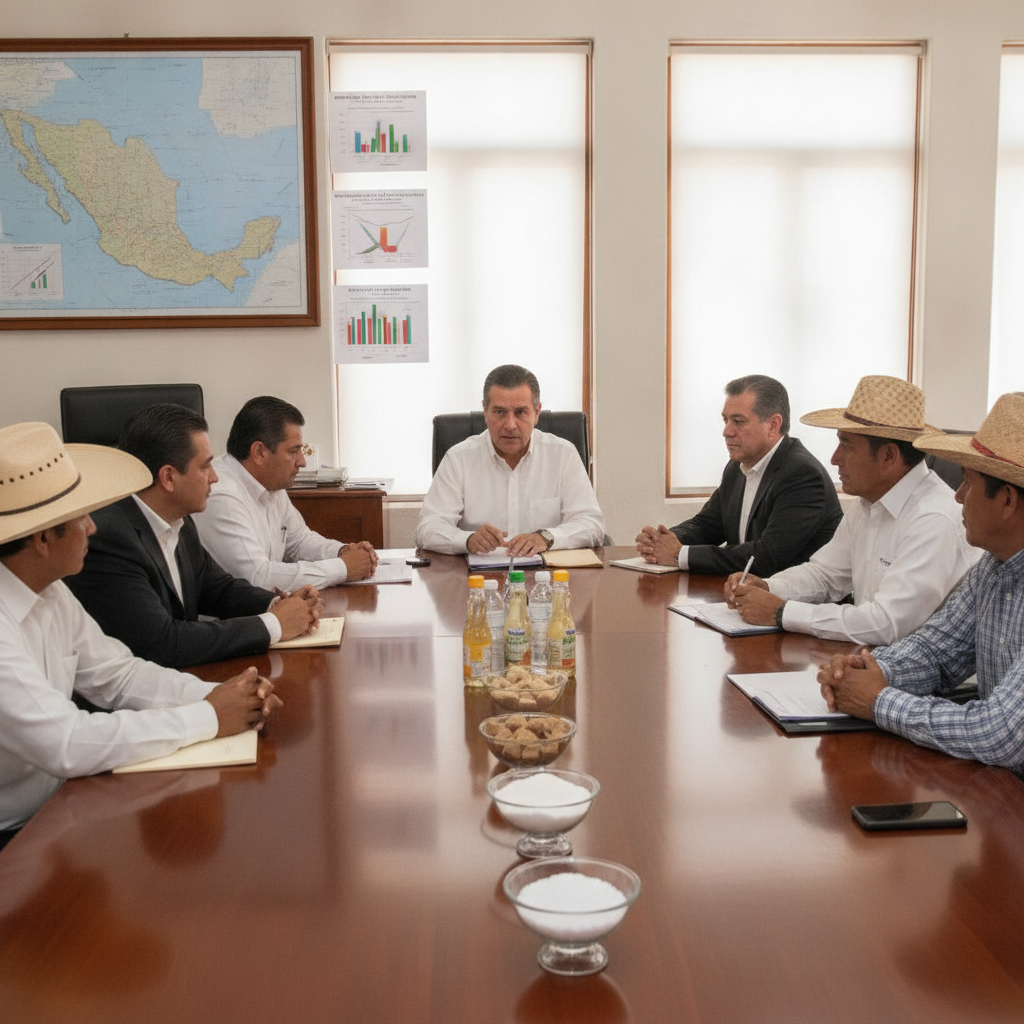 Gobierno de México Impulsa Adquisición de Azúcar Nacional por Agroindustria para Sustituir Fructosa Importada