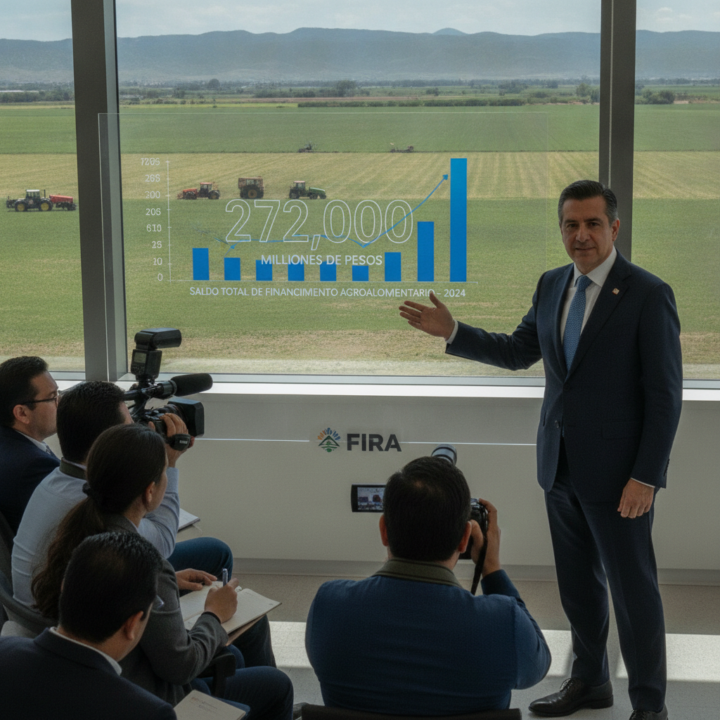 FIRA Alcanza Cifra Histórica en Financiamiento para el Agro: 272 Mil Millones de Pesos