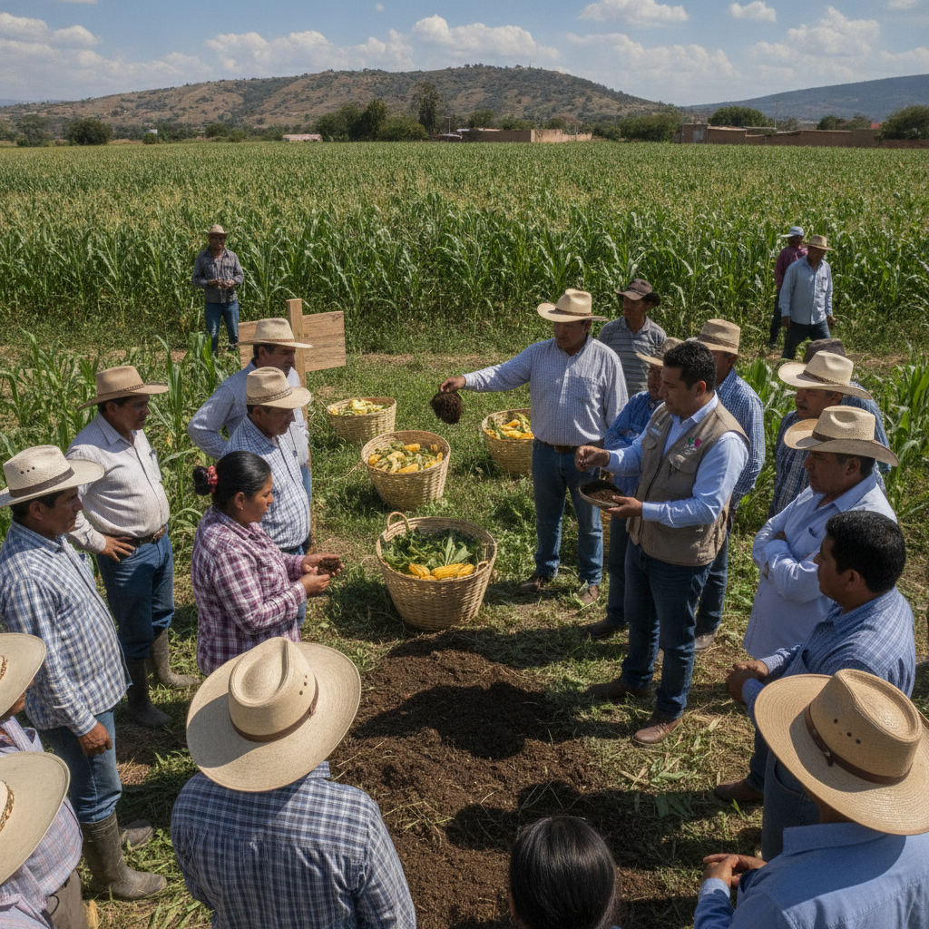 Sader Impulsa la Iniciativa El Maíz es la Raíz: Capacitación y Apoyo a Productores Agrícolas