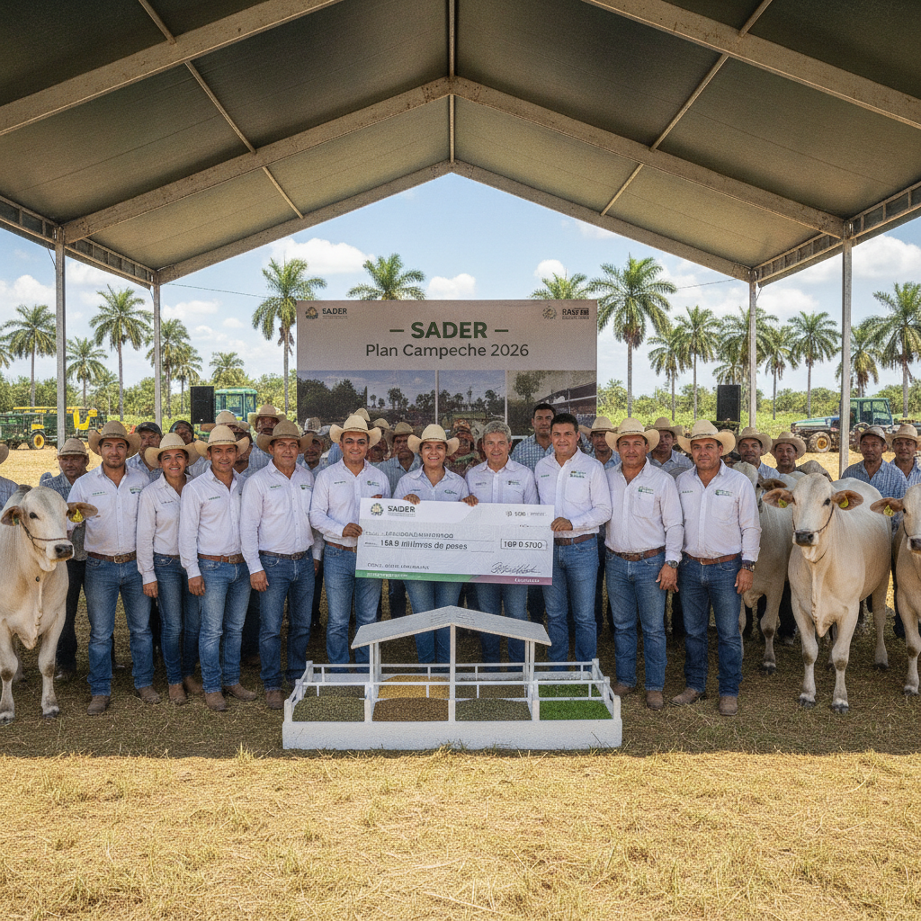 Sader Impulsa la Ganadería en Campeche con Apoyos Estratégicos para Mejoramiento Genético