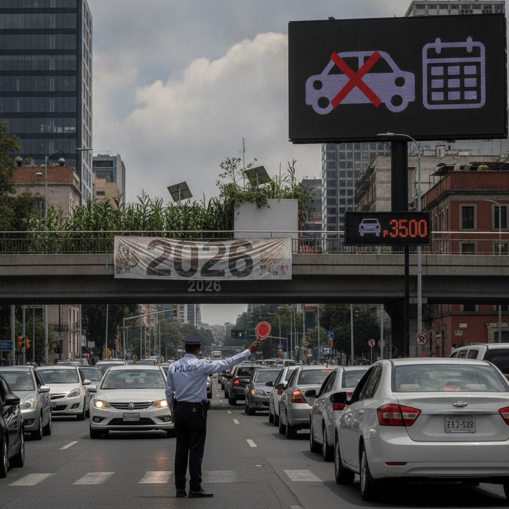 Hoy No Circula: Restricciones y Multas para el 1 de agosto de 2026 en CDMX y Edomex