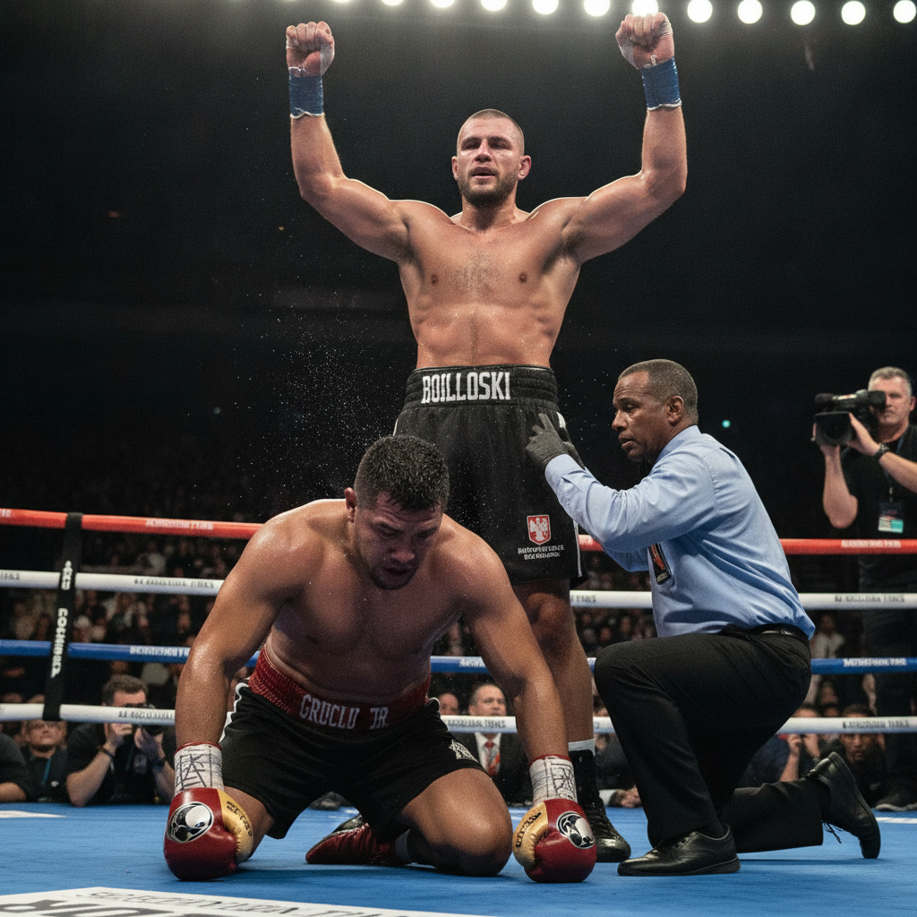 El Amargo Regreso de Andy Ruiz: Derrota ante el Polaco Damian Knyba