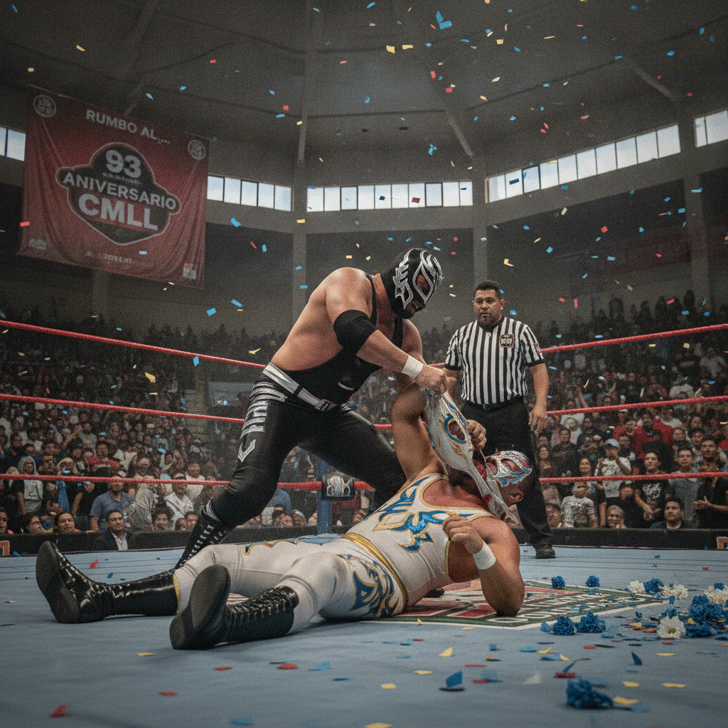 El Conflicto entre Místico y Averno Escala Rumbo al 93 Aniversario del CMLL