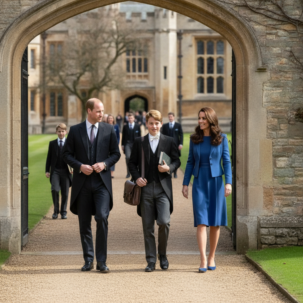 Príncipe George Inicia Nueva Etapa Educativa en el Prestigioso Eton College