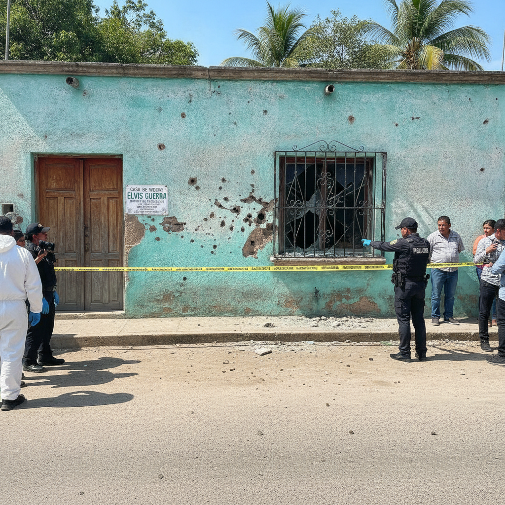 Violencia en Juchitán: Balean casa de Elvis Guerra, el diseñador del vestido de la presidenta Claudia Sheinbaum