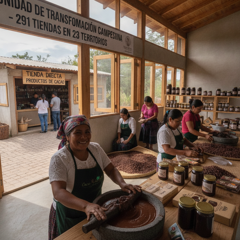 Fortalecimiento del Campo: Cooperativas Impulsan Producción de Cacao y Transformación en Chocolate