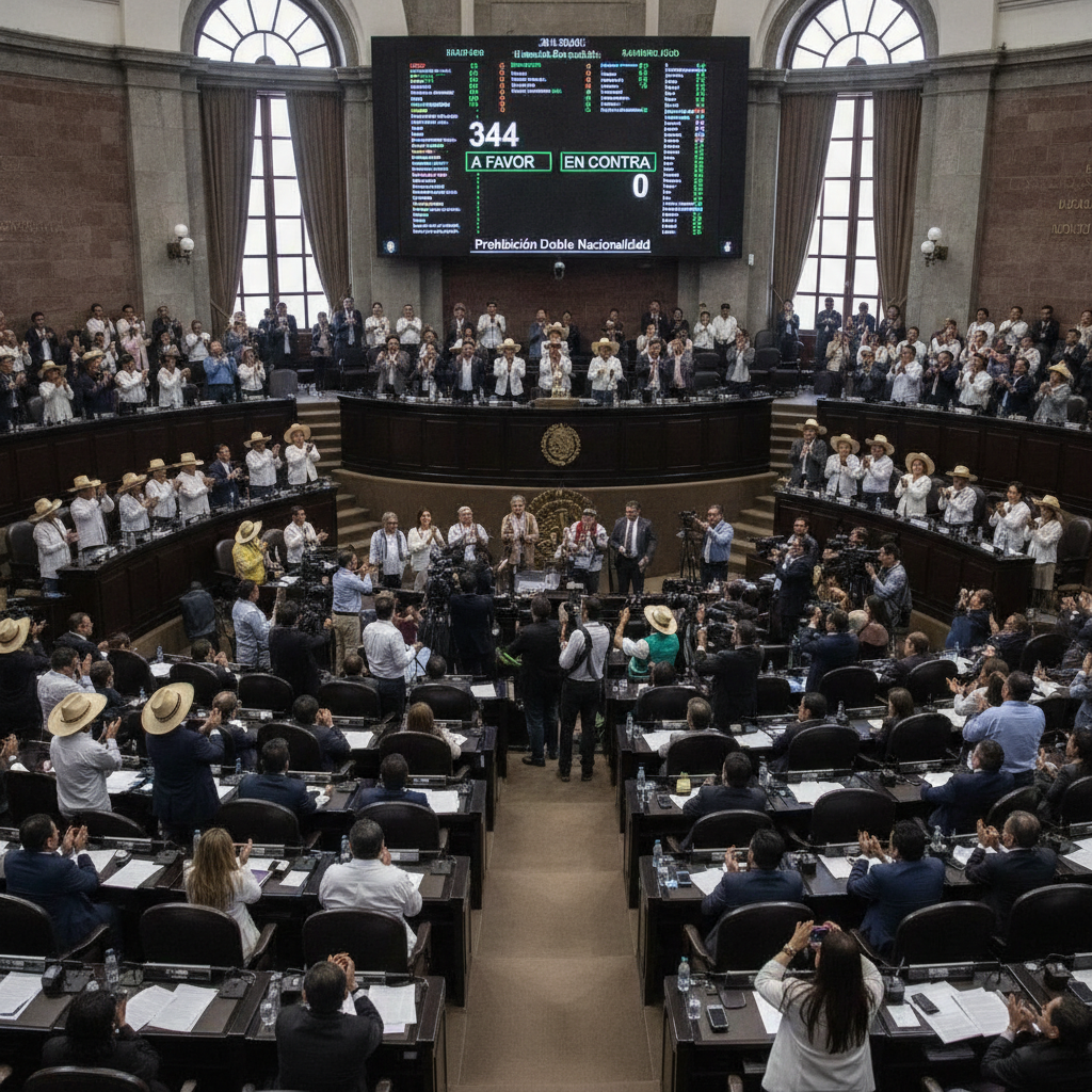 Diputados Aprueban Restricción a la Doble Nacionalidad para Cargos Públicos de Alto Nivel