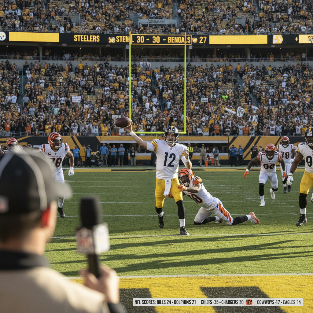 Aaron Rodgers Brilla con Tres Pases de Anotación en Victoria Clave de los Steelers en la NFL