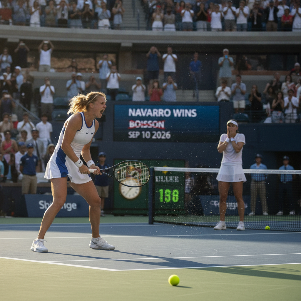 Impactante Ataque de Furia de Lois Boisson en el US Open 2026: Destroza su Raqueta Tras Amarga Derrota